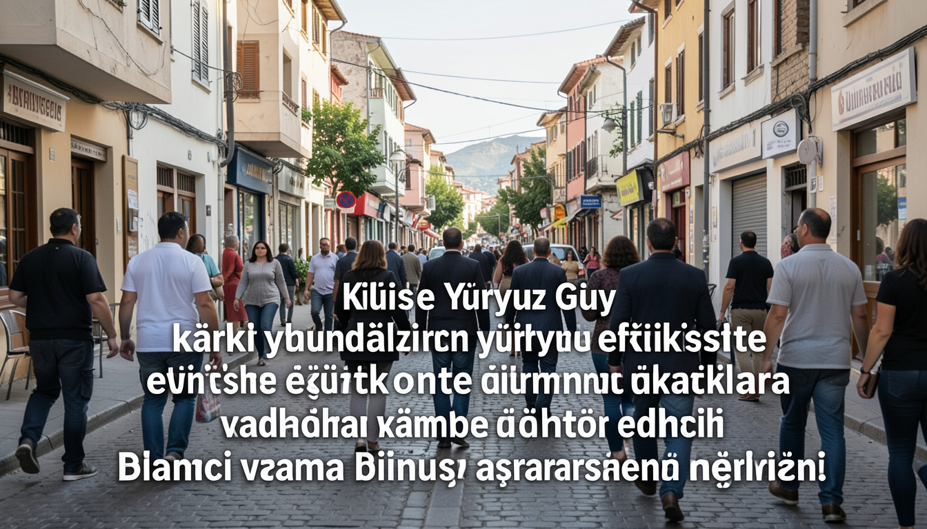 Kilis'te sağlıklı yaşam farkındalığı için yürüyüş düzenlendi