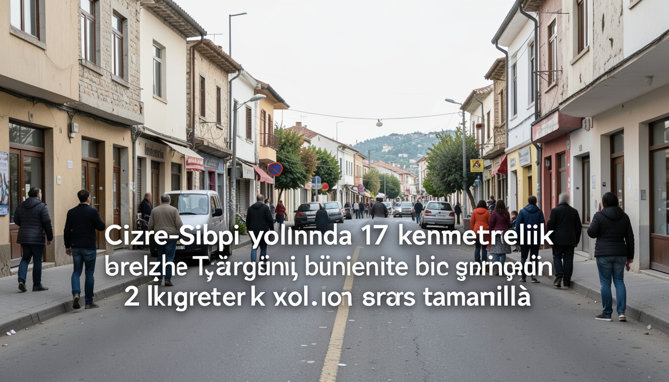 Cizre-Silopi yolunda 17 kilometrelik bölüm bölünmüş yol olarak tamamlandı
