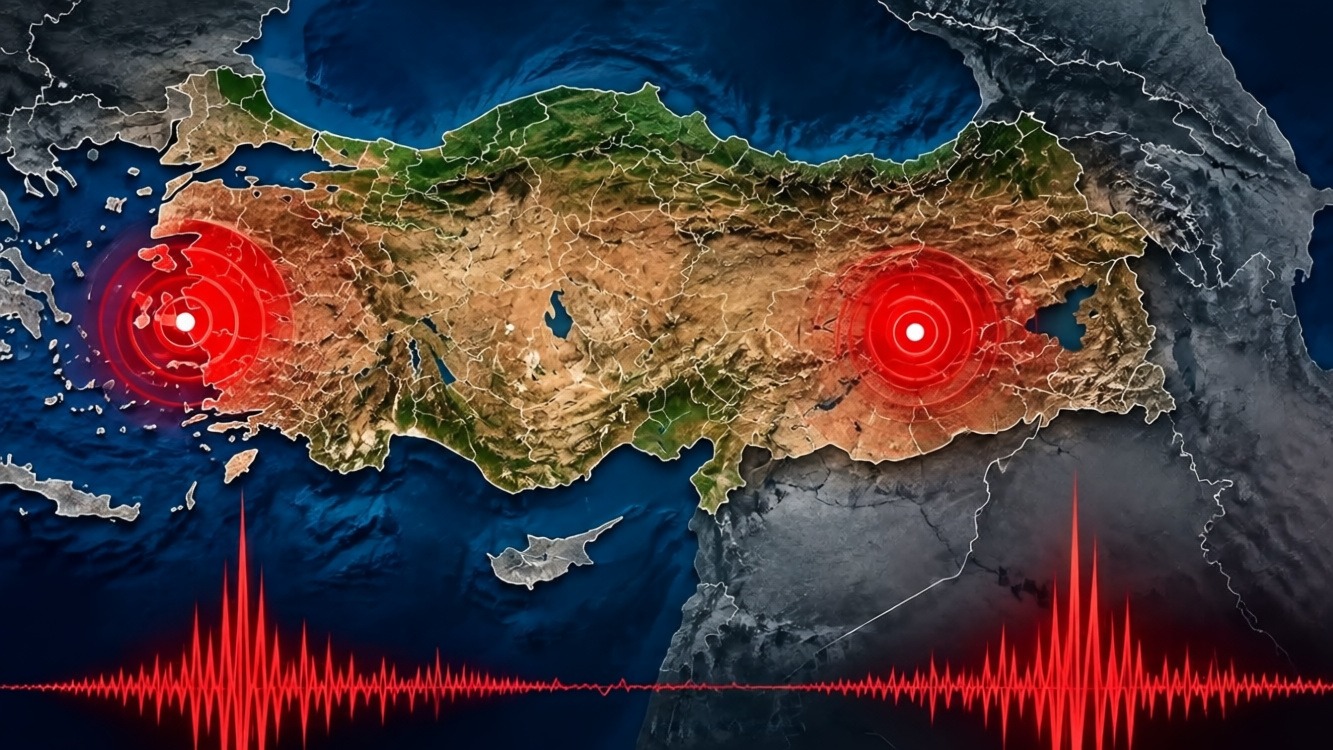İzmir açıklarında ve Elazığ'ın Keban ilçesinde deprem meydana geldi