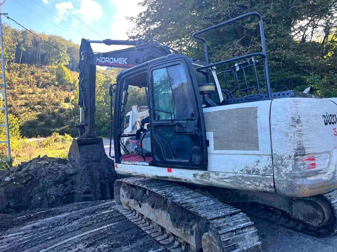 Düzce İl Özel İdaresi Kaynaşlı'da yol altyapı çalışmalarını tamamladı