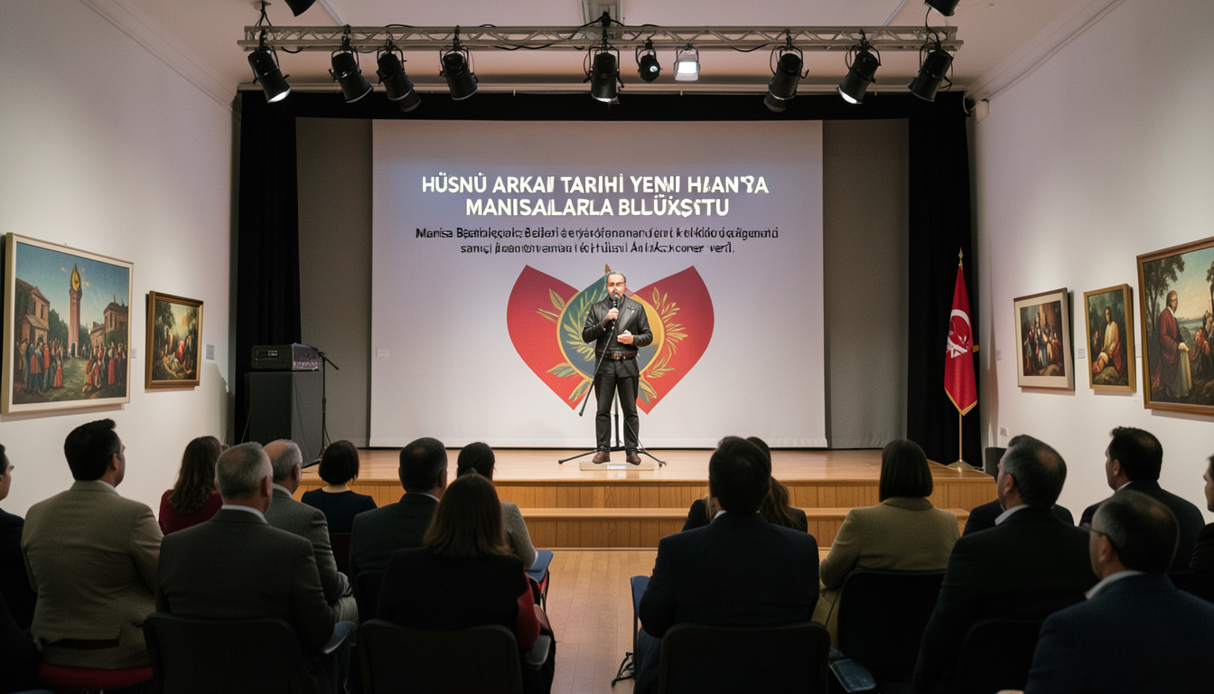 Hüsnü Arkan tarihi Yeni Han'da Manisalılarla buluştu