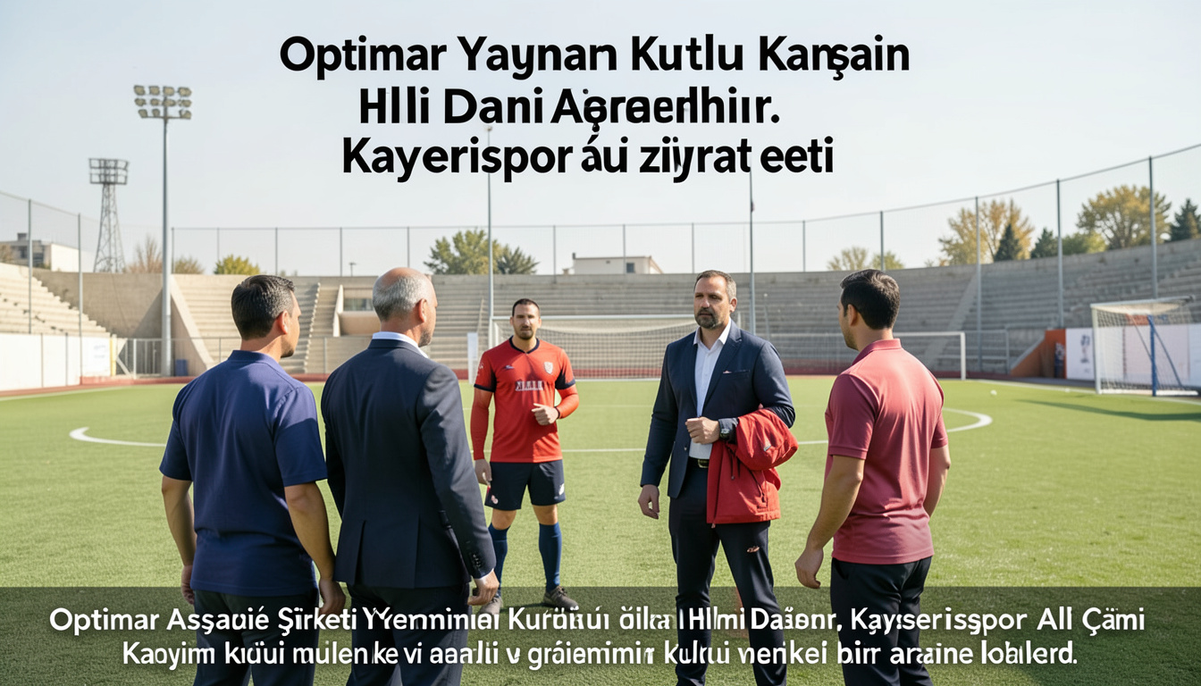 Optimar Yönetim Kurulu Başkanı Hilmi Daşdemir Kayserispor'u ziyaret etti