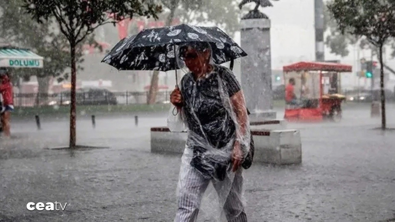 İstanbul dahil kuzey ve doğu kesimlerinde sağanak yağış bekleniyor