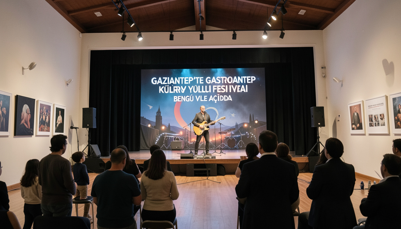 Gaziantep'te GastroAntep Kültür Yolu Festivali Bengü ile açıldı