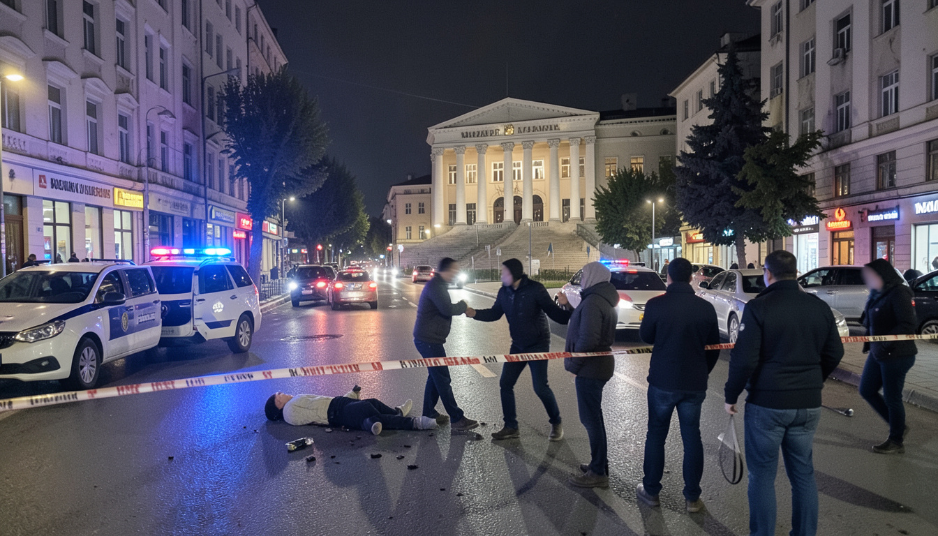 Karabük'te Ankara Caddesi'nde çıkan sopalı kavgada bir kişi yaralandı