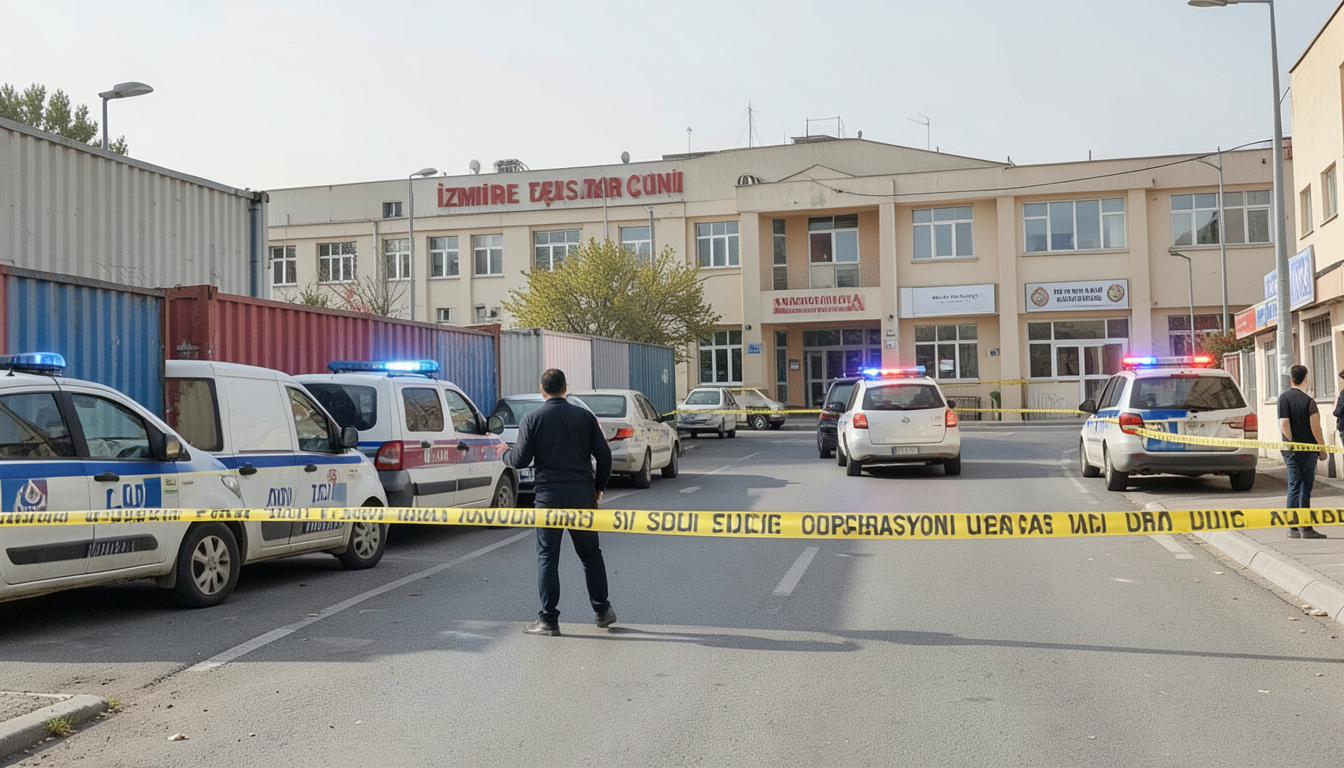 İzmir'de fabrika sahasındaki konteynere uyuşturucu operasyonu düzenlendi