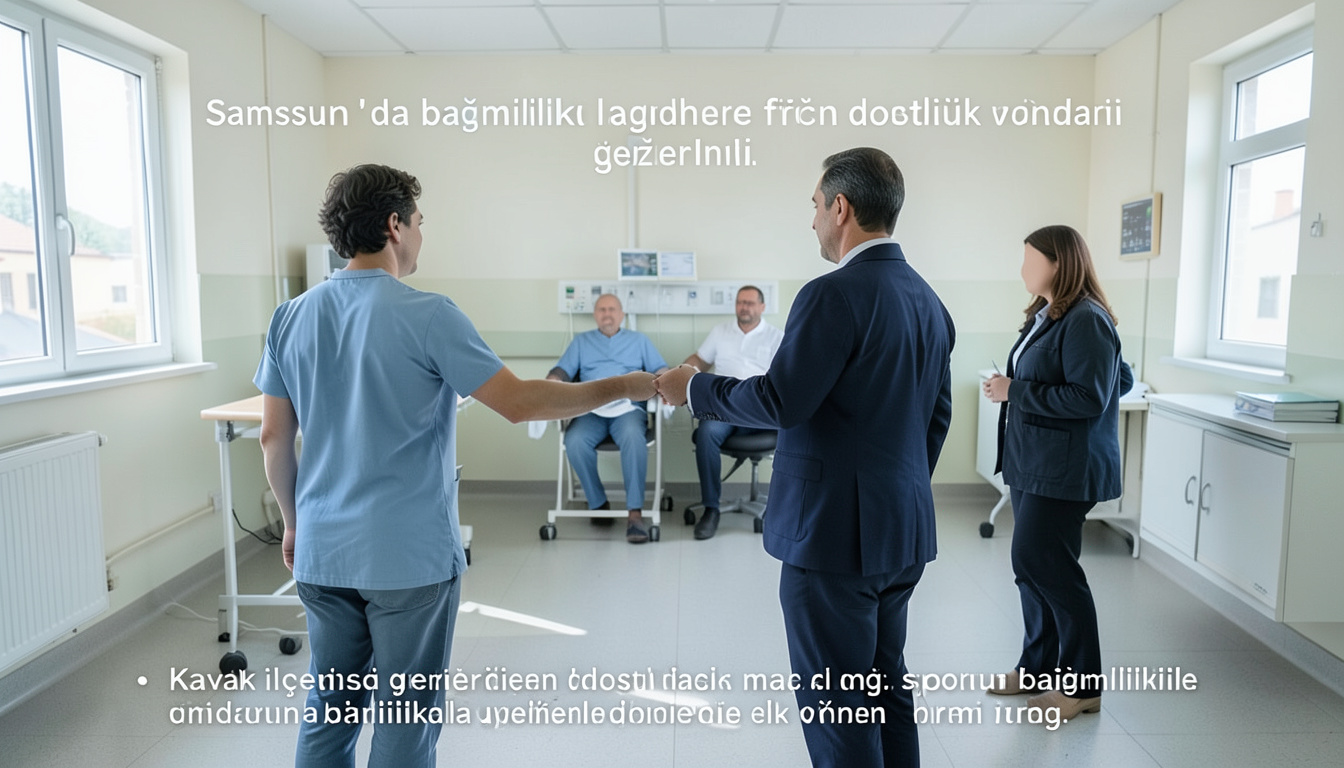 Samsun'da bağımlılıkla mücadele için dostluk maçı düzenlendi