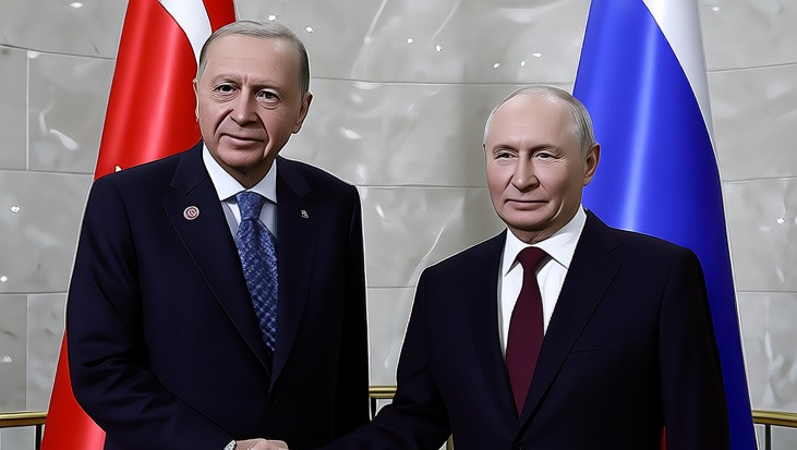 Cumhurbaşkanı Erdoğan ve Rusya Devlet Başkanı Putin Bişkek'te görüştü