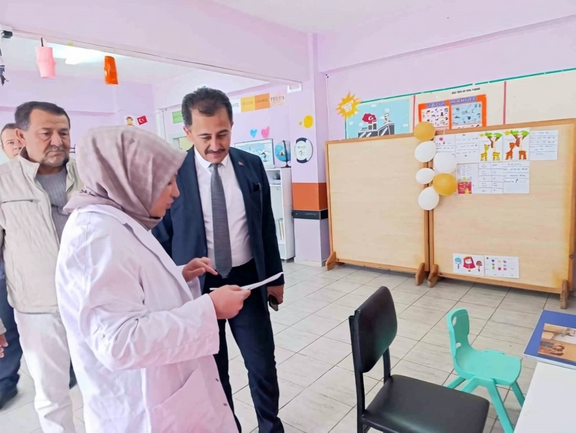 Bolvadin Milli Eğitim Müdürü Keleş eğitim projelerini yerinde inceledi