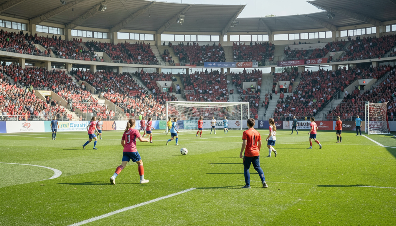 Samsun'da kız sporcular Dünya Kız Çocukları Günü'nde futbol heyecanı yaşadı