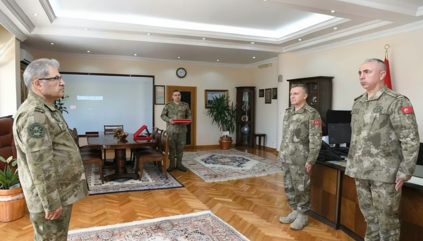 3'üncü Ordu Komutanlığı'nda Korgeneral Burhan Aktaş görevi devraldı
