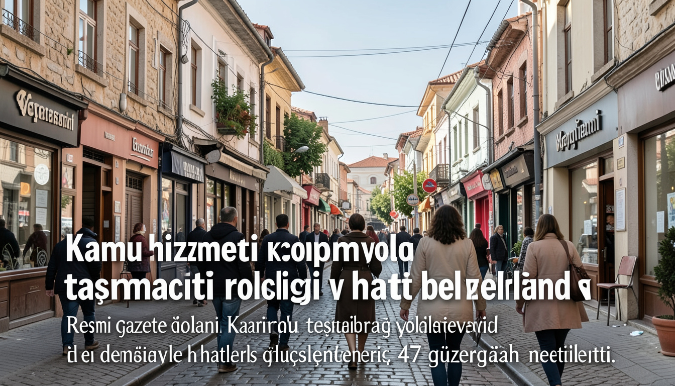 Kamu hizmeti kapsamında yolcu taşımacılığı yapılacak 47 demiryolu hattı belirlendi
