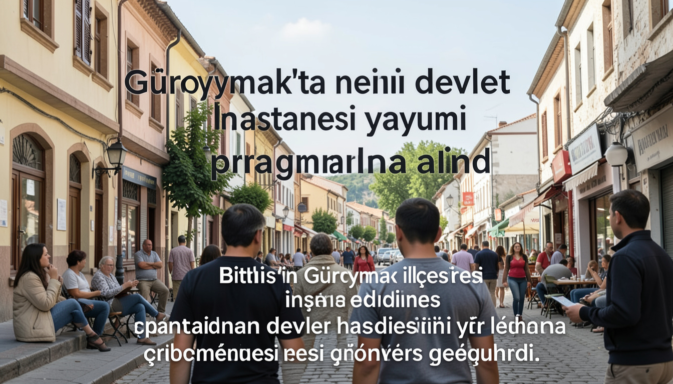 Güroymak'ta yeni devlet hastanesi yapımı yatırım programına alındı
