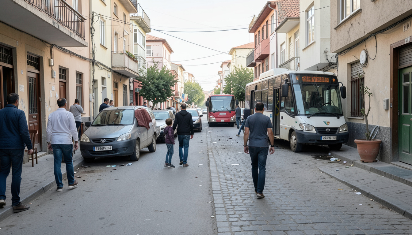 Diyarbakır Kayapınar'da otobüs ve otomobil çarpıştı: 4 kişi yaralandı