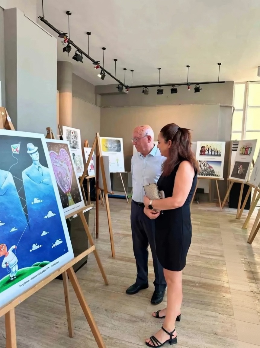 Muğla'da uluslararası karikatür sergileri 6 ilçede açıldı