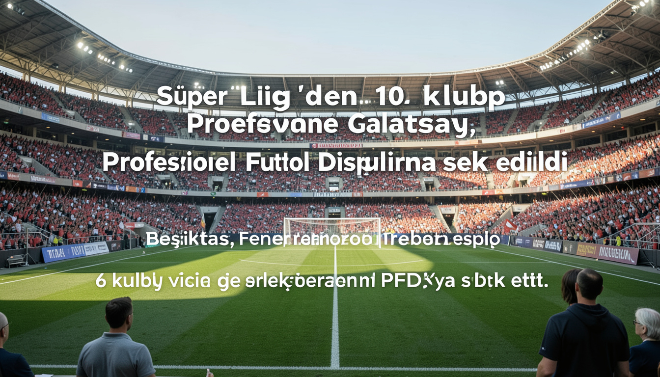 Süper Lig'den 10 kulüp Profesyonel Futbol Disiplin Kuruluna sevk edildi