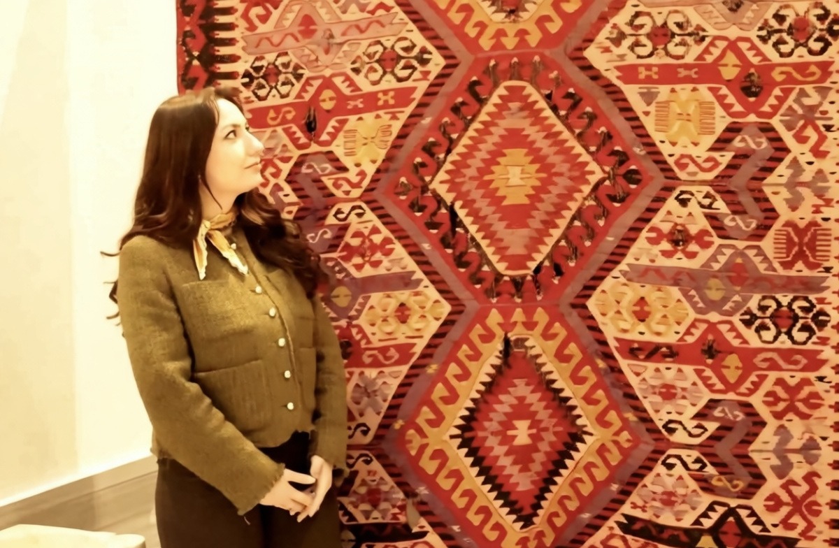 Çankırı'ya özgü asırlık kilim motifleri atölyede sergileniyor