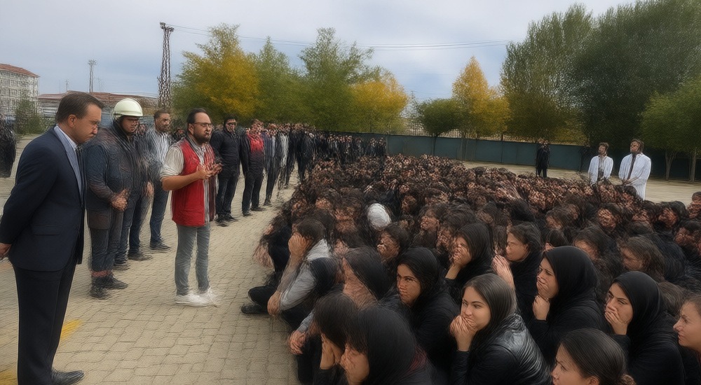 Yüksekova'da lise öğrencilerine yönelik yangın tatbikatı yapıldı