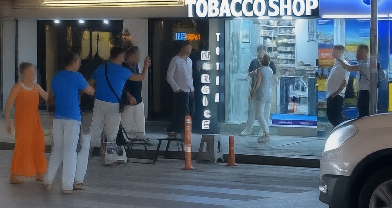 Eskişehir'de bir şahıs kaldırımdaki vatandaşı tehdit etti