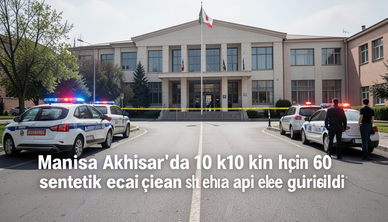 Manisa Akhisar'da 110 bin 60 sentetik ecza hapı ele geçirildi