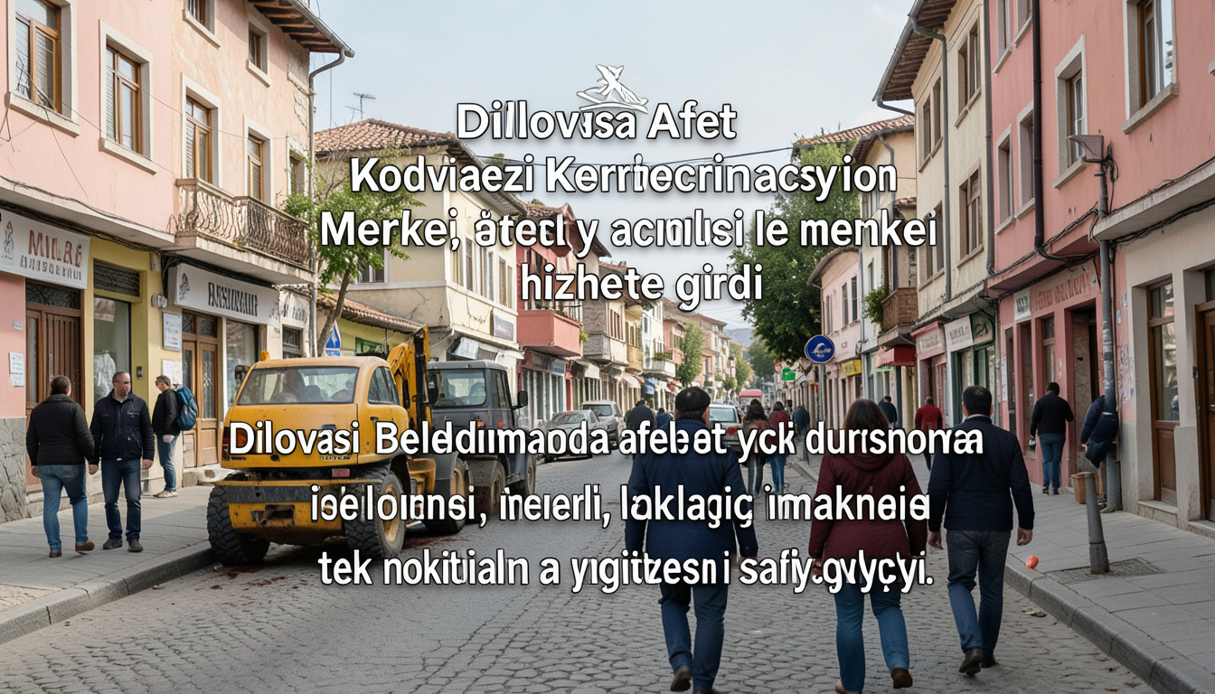 Dilovası Afet Koordinasyon Merkezi törenle hizmete girdi