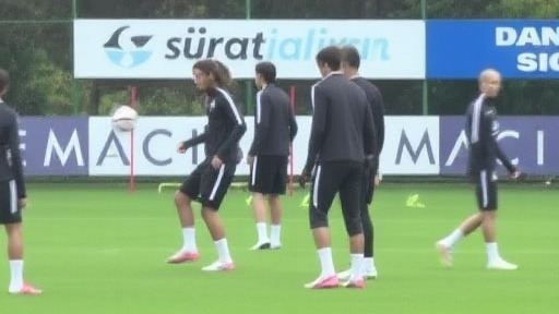 Beşiktaş, Marsilya mücadelesi öncesi son idmanını yaptı