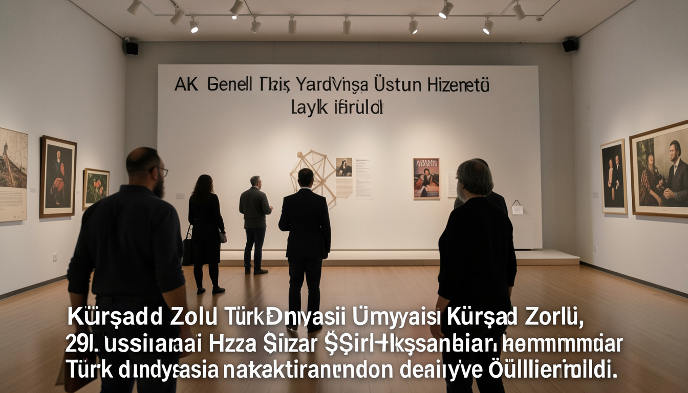 Kürşad Zorlu Türk Dünyası Üstün Hizmet Ödülü'ne layık görüldü