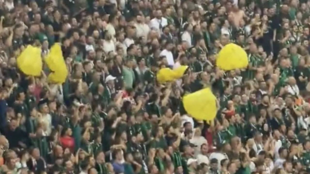 Amedspor maçında sarı torba sallayan 5 taraftara ev hapsi verildi