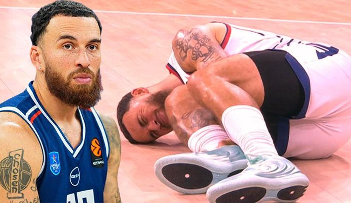 Anadolu Efes'te Mike James sağ ayak bileğinden sakatlandı