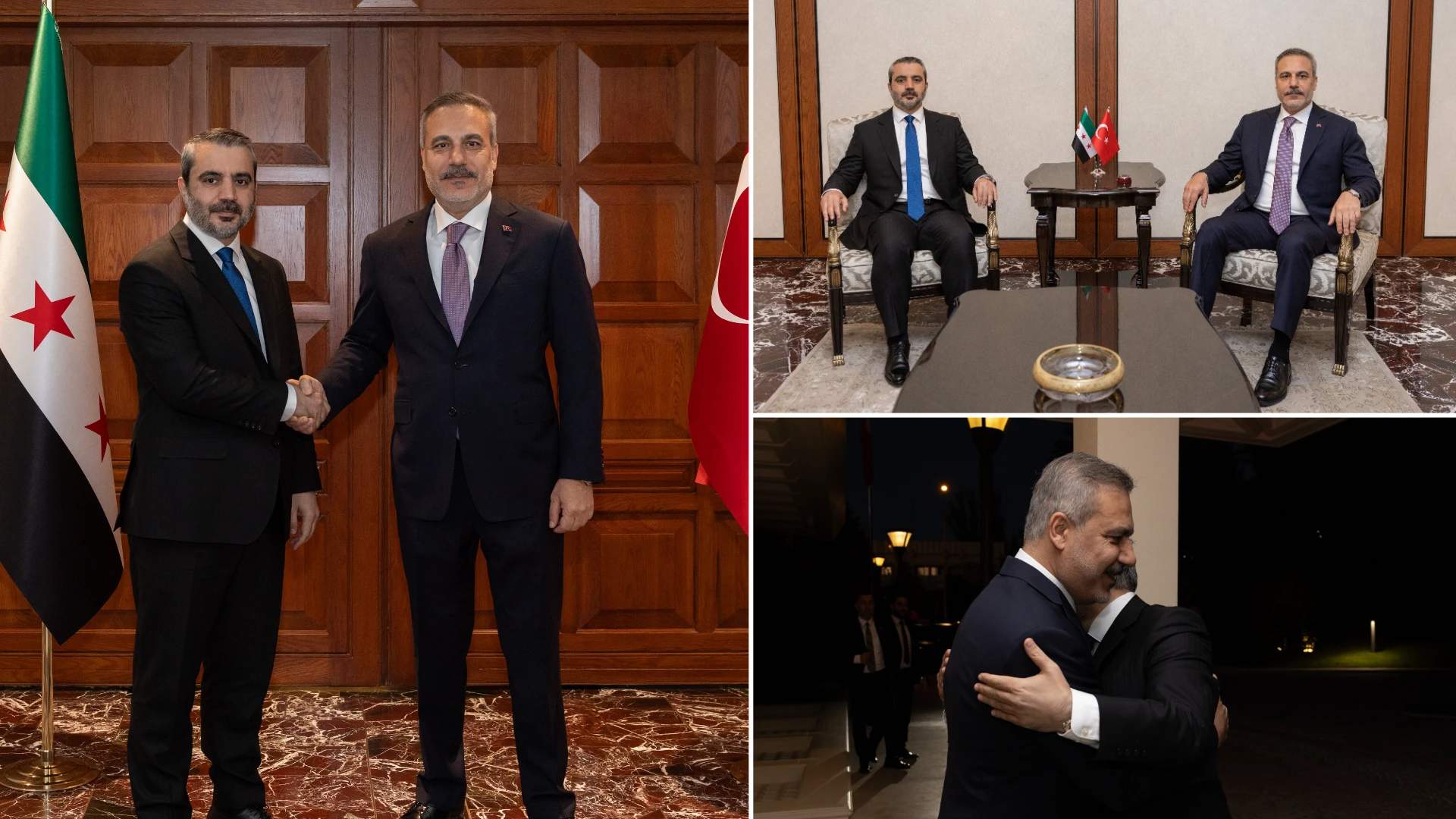 Dışişleri Bakanı Hakan Fidan Suriye Dışişleri Bakanı Şeybani ile görüştü
