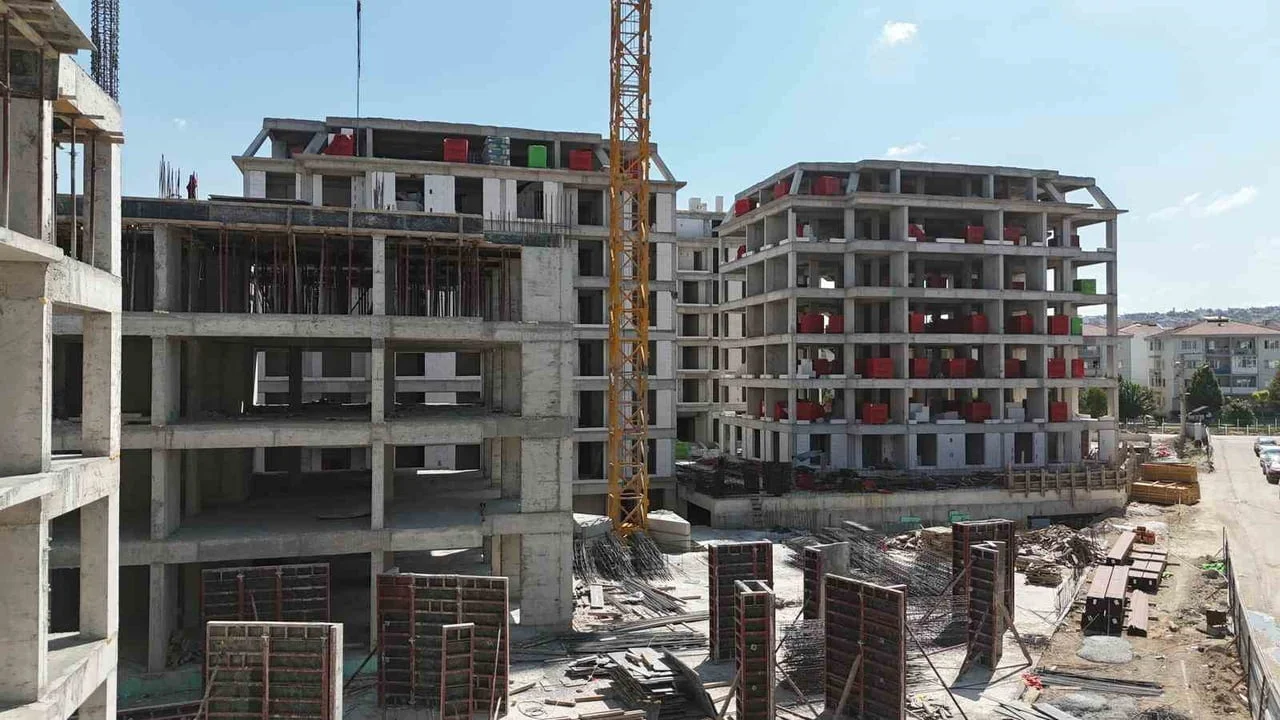 Eskişehir Gündoğdu 2. Etap B projesinde inşaat çalışmaları sürüyor