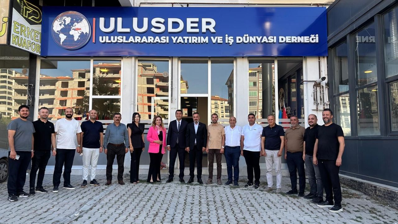 MTSO Başkan Adayı Mahmut Boyraz ekonomik kalkınma için ULUSDER'i ziyaret etti