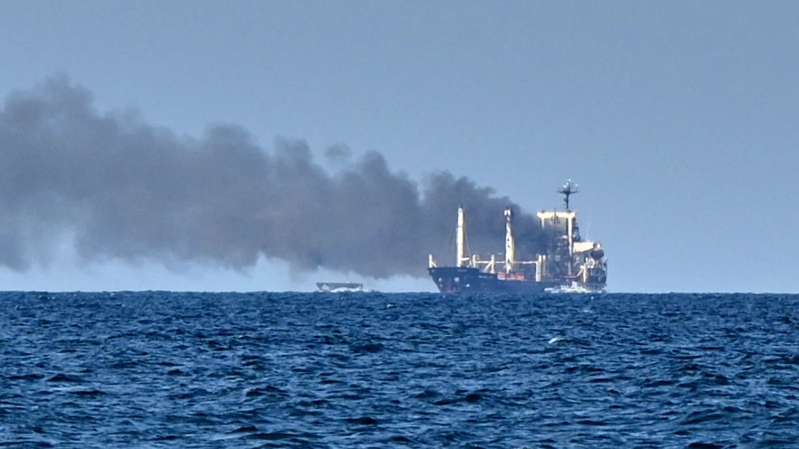Karadeniz'de Liberya bandıralı yük gemisine Rus ordusundan saldırı