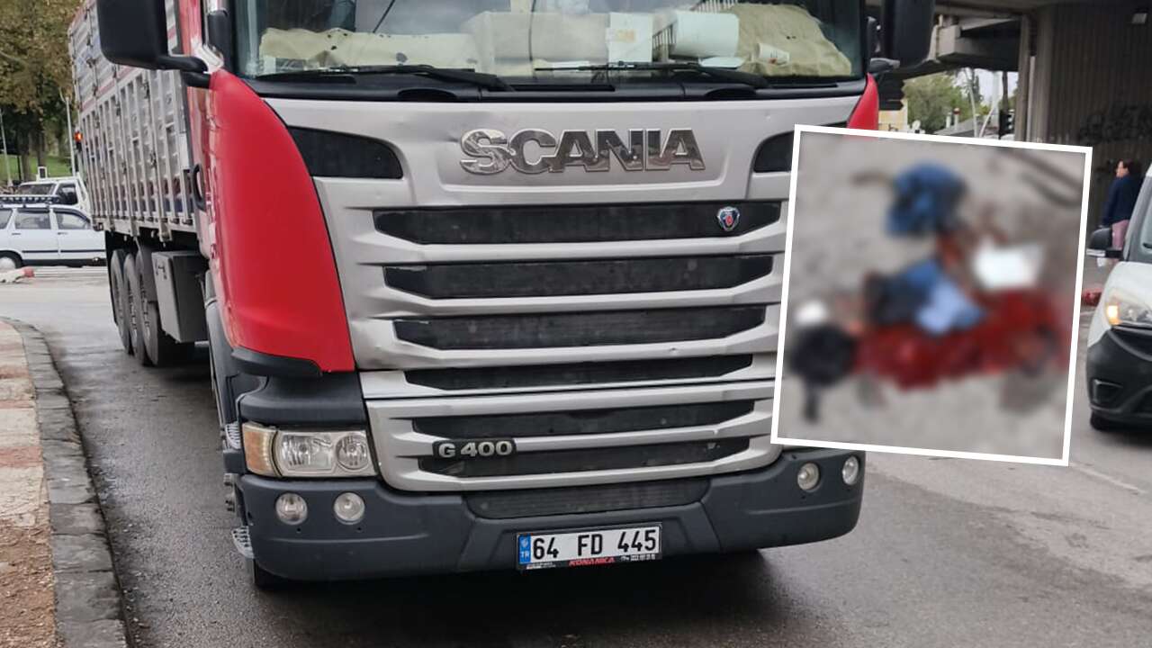 Uşak'ta tırın çarptığı yaşlı yaya hastaneye kaldırıldı
