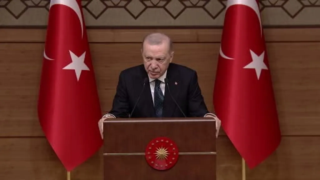 Cumhurbaşkanı Erdoğan muhtarlarla bir araya geldi