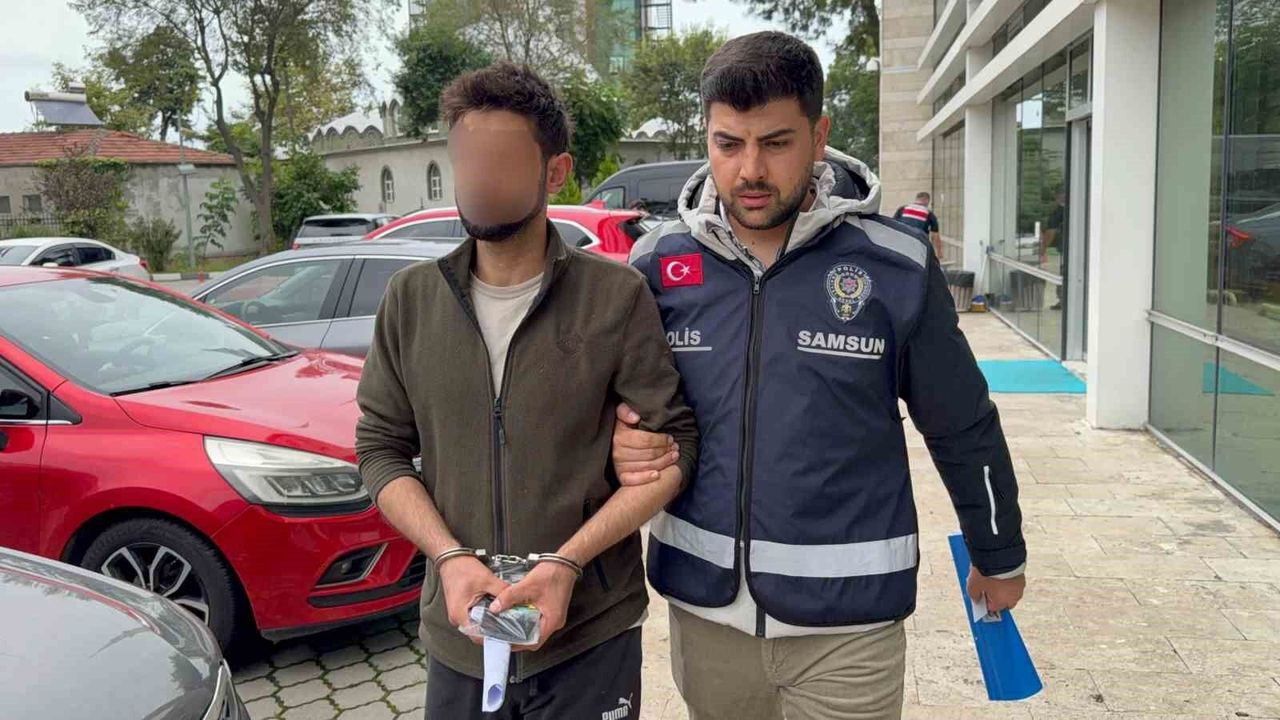 Samsun'da eski eşini darp eden şahıs tutuklandı