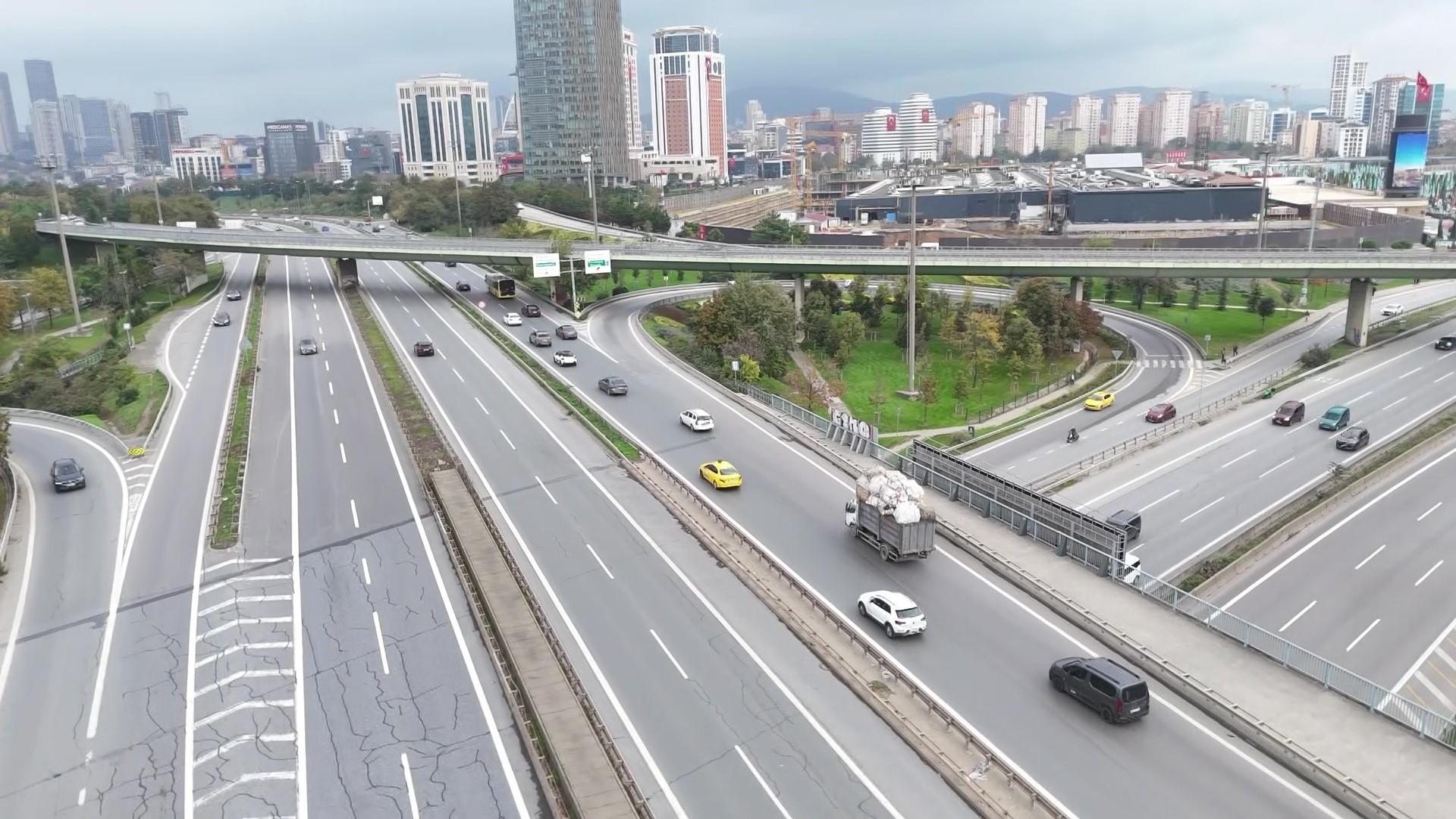 İstanbul trafiğinde Cumhuriyet Bayramı nedeniyle yoğunluk yüzde 29'a geriledi