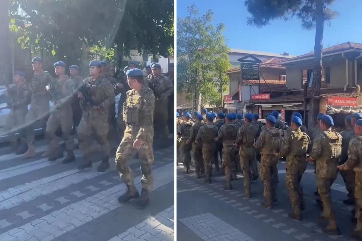 Gökçeada'da 5. Komando Alayı tarafından haftalık bayrak töreni düzenlendi