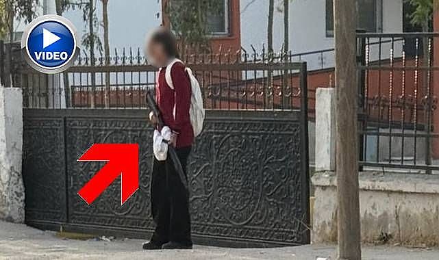 Van'da bir öğrencinin okula pompalı tüfekle gelmesi paniğe neden oldu