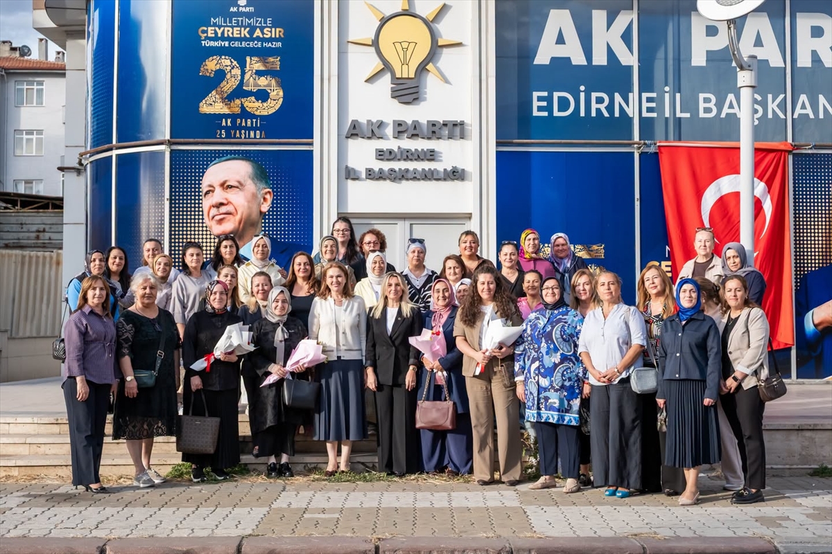 AK Parti Genel Merkez Kadın Kolları MKYK üyeleri Edirne'yi ziyaret etti