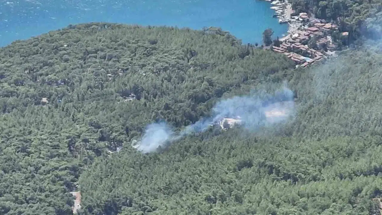 Muğla Akyaka'daki orman yangını ekiplerin müdahalesiyle söndürüldü