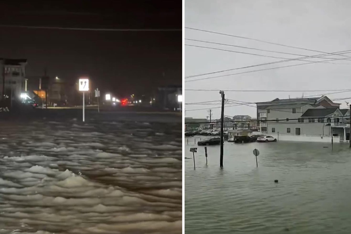 ABD'nin New Jersey eyaletinde şiddetli fırtına ve sel felaketi yaşandı