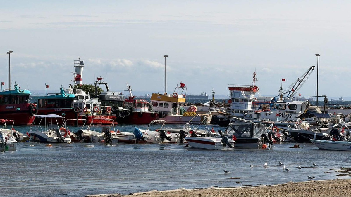 Tekirdağ'da şiddetli rüzgar uçuşları ve balıkçı faaliyetlerini durdurdu