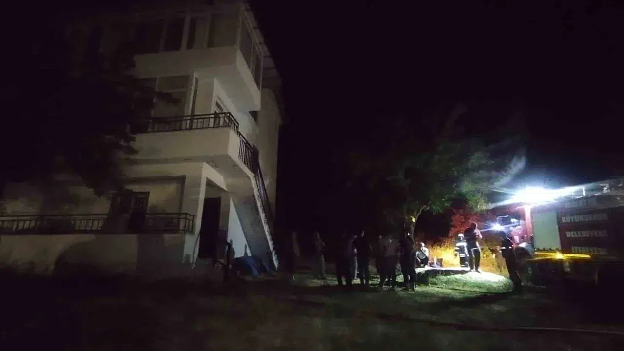 Malatya'da müstakil evde çıkan yangında maddi hasar oluştu