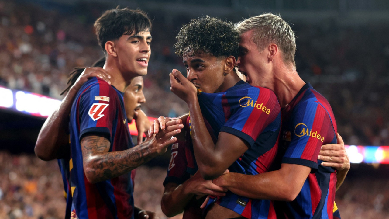Barcelona, Rayo Vallecano'yu 5-2 yenerek ligde 3'te 3 yaptı