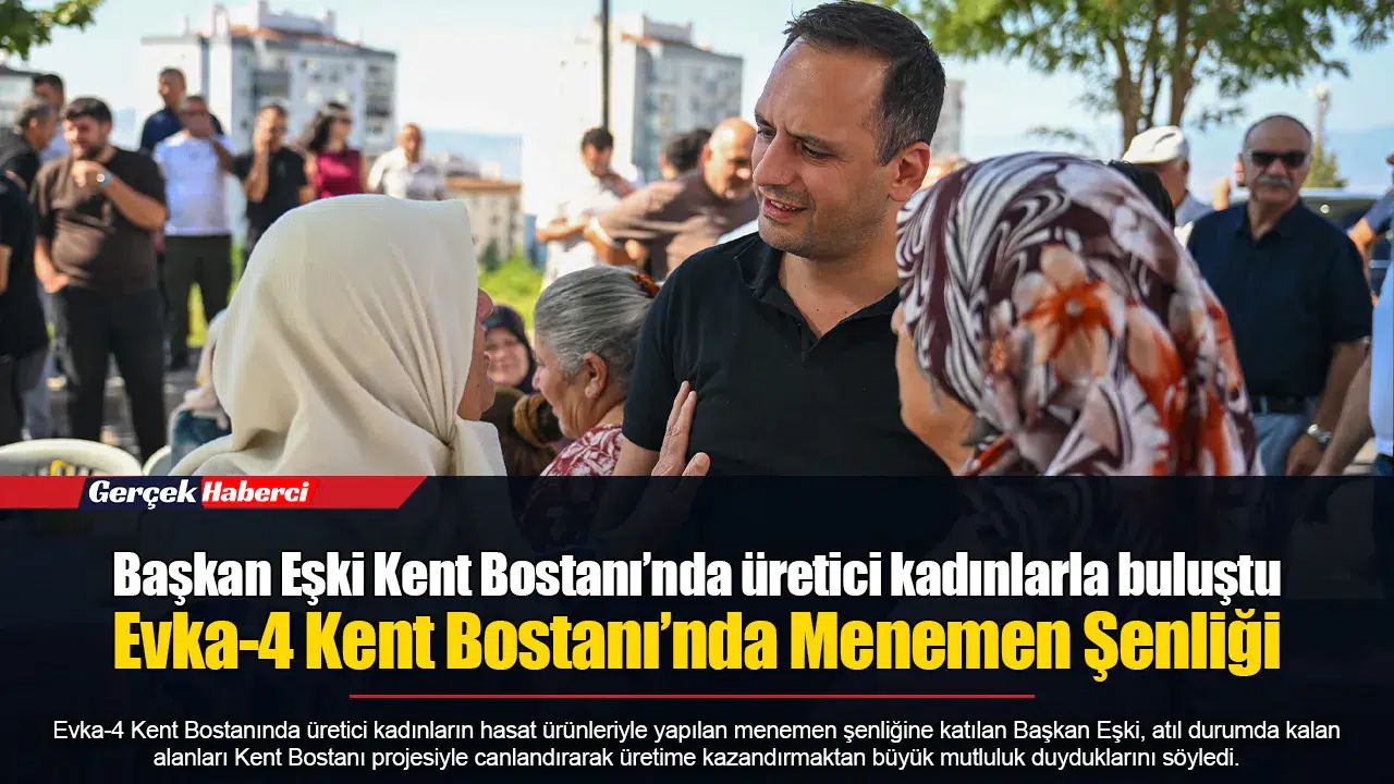 Bornova'da üretici kadınlar hasat ürünleriyle menemen şenliği düzenledi