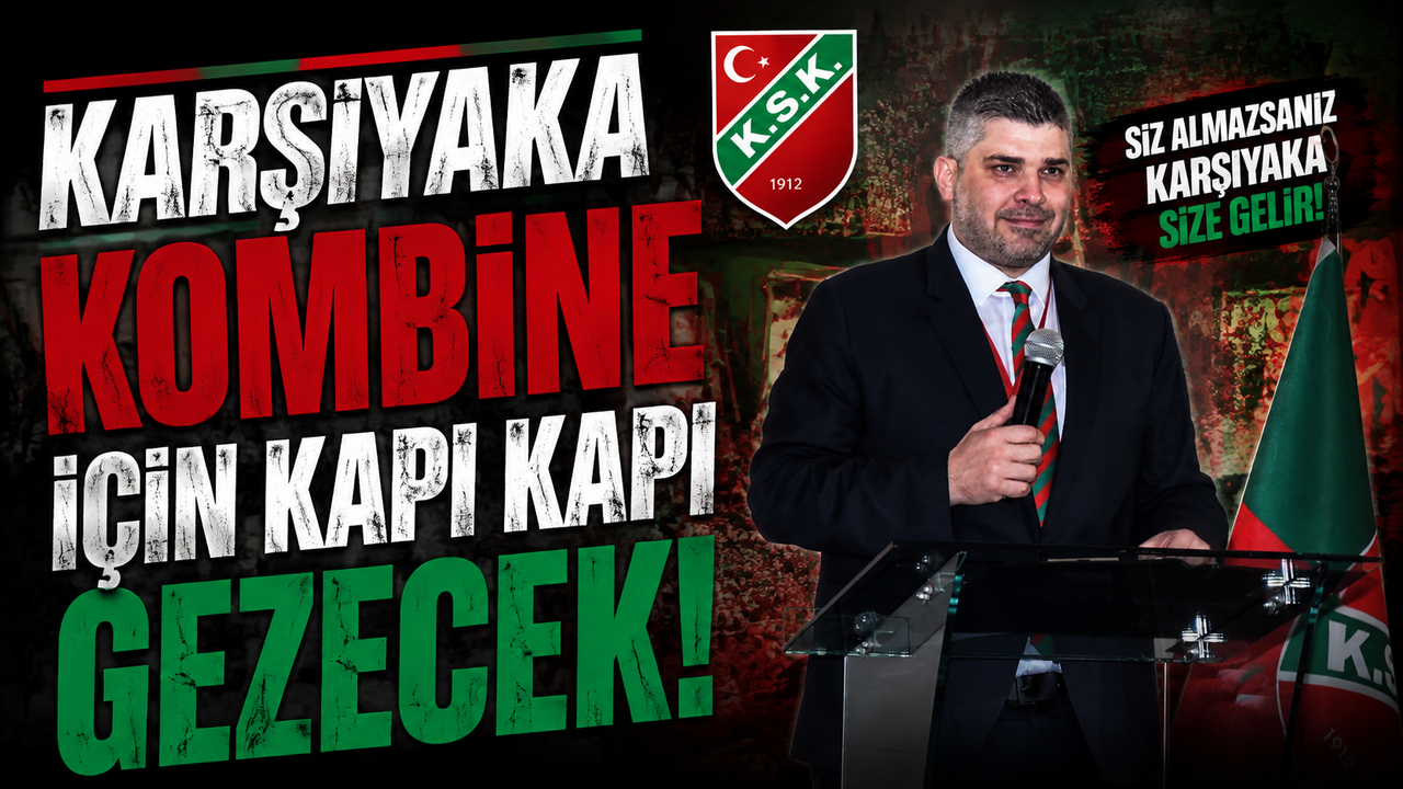 Karşıyaka Spor Kulübü kombine satışları için esnafı ziyaret edecek