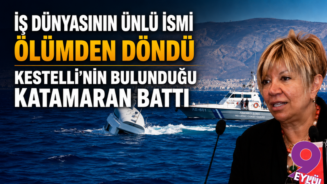Yunanistan açıklarında batan Türk bayraklı katamarda 10 kişi kurtarıldı