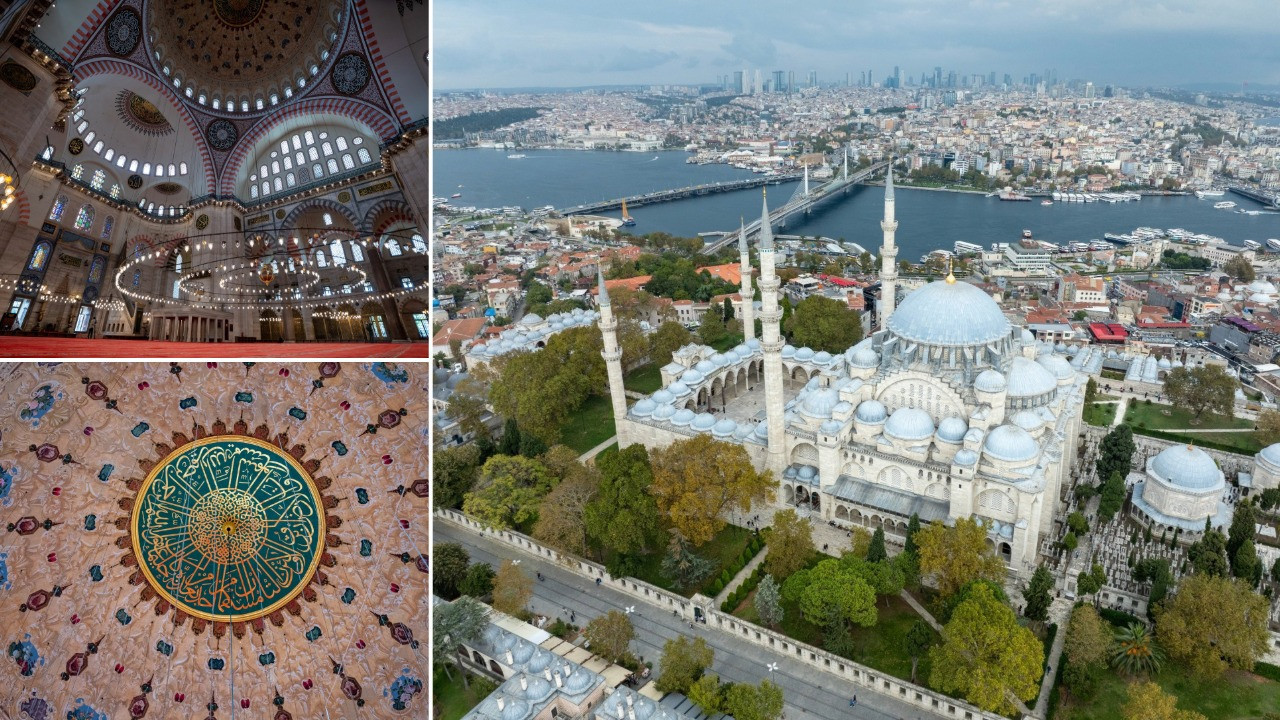 Süleymaniye Camisi restorasyonunda kubbedeki gizli testiler bulundu