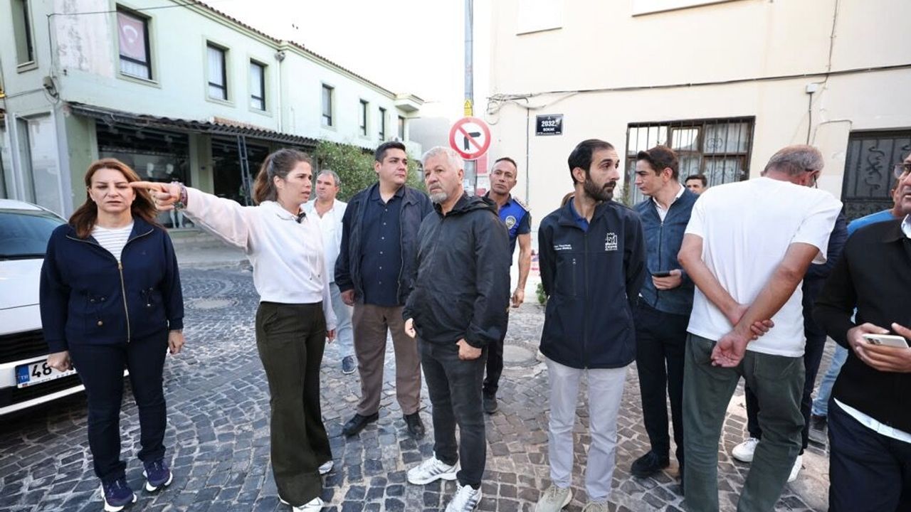 Çeşme Belediye Başkanı Lâl Denizli kış hazırlıklarını yerinde inceledi
